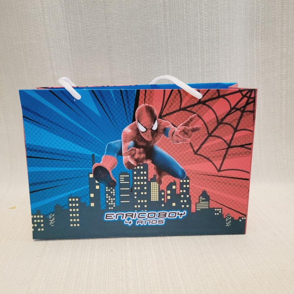 Sacolinha Homem Aranha PEGUE E MONTE