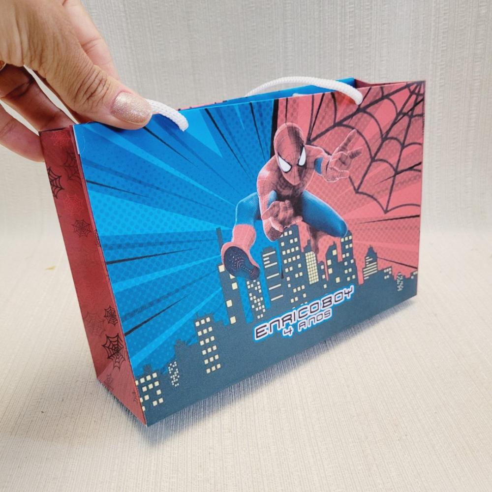 Sacolinha Homem Aranha PEGUE E MONTE
