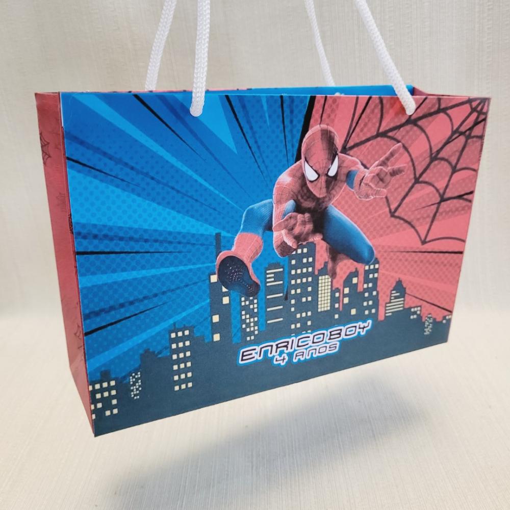 Sacolinha Homem Aranha PEGUE E MONTE