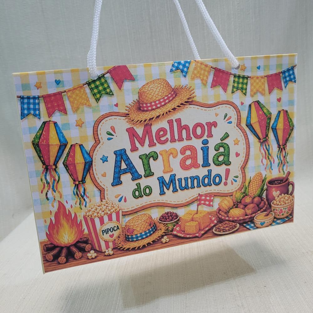 Sacolinha Arraiá - Festa Junina -São João PEGUE E MONTE
