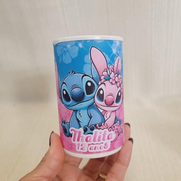 Cofrinho Stitch e Angel
