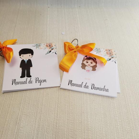 Manual da Daminha Pajem Florista Padrinhos Pais dos Noivos