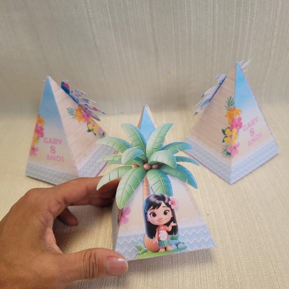 Caixa Mini Pirâmide Stitch