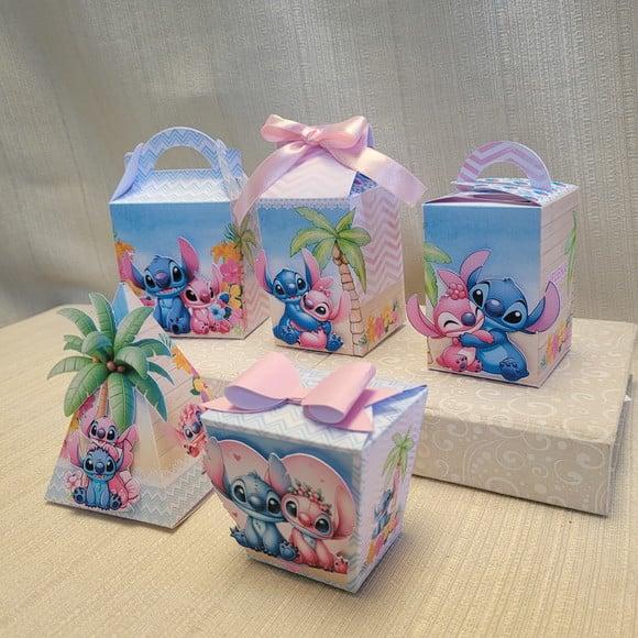 Kit Festa Stitch e Angel 20 Itens