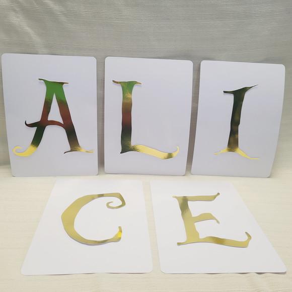 Bandeirola Carta Baralho Alice no Pais das Maravilhas