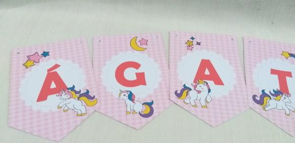 Bandeirola Unicornio
