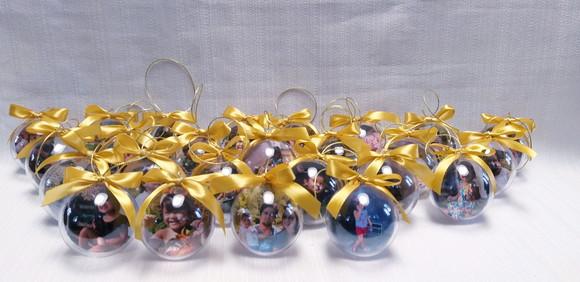 Bolinha de Natal com Foto
