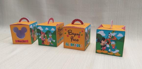 Caixa com Alça Casa do Mickey