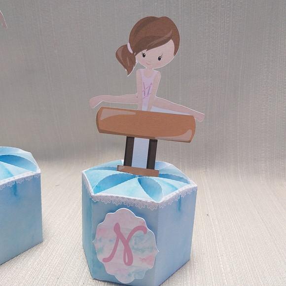Caixa Ginastica Artistica - Centro de Mesa, Caixa Gomo