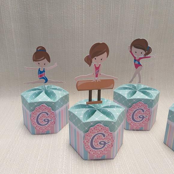Caixa Ginastica Artistica - Centro de Mesa, Caixa Gomo
