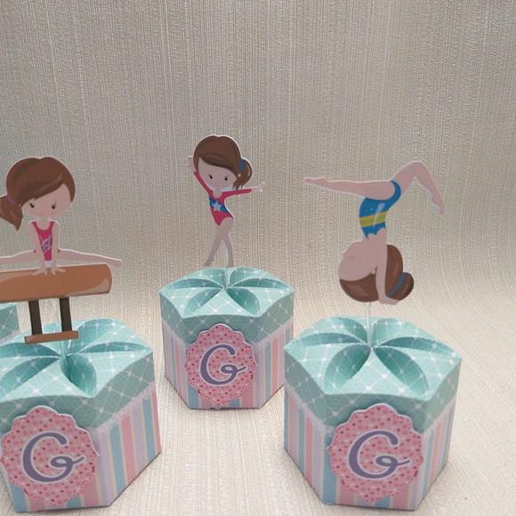 Caixa Ginastica Artística - Centro de Mesa, Caixa Gomo