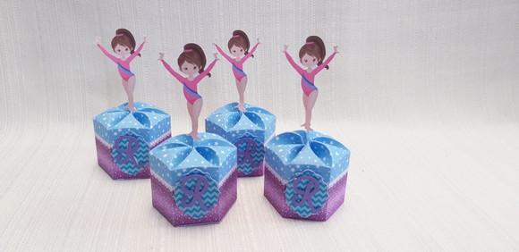 Caixa Ginastica Ritmica - Centro de Mesa, Caixa Gomo