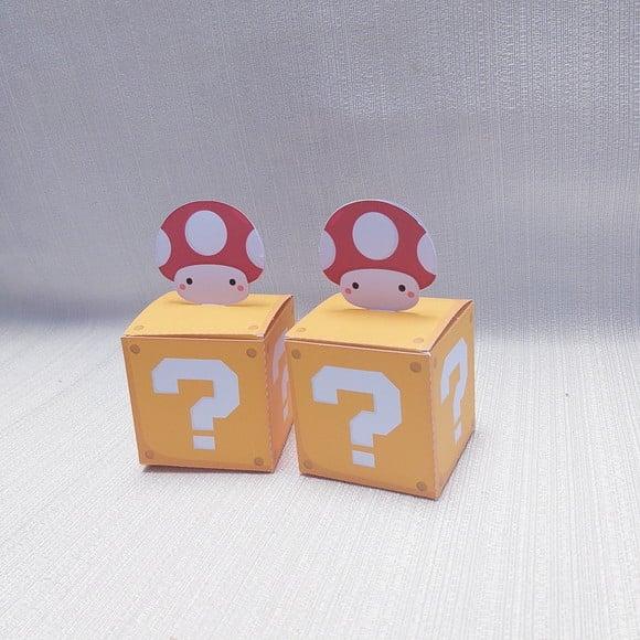 Caixa interrogação Super Mario Bross