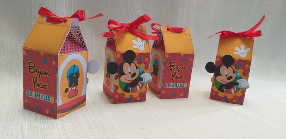 Caixa Milk Casa do Mickey