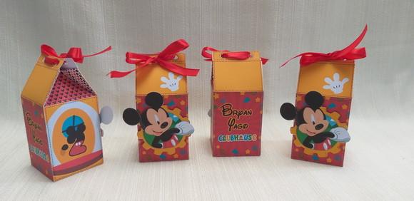 Caixa Milk Casa do Mickey