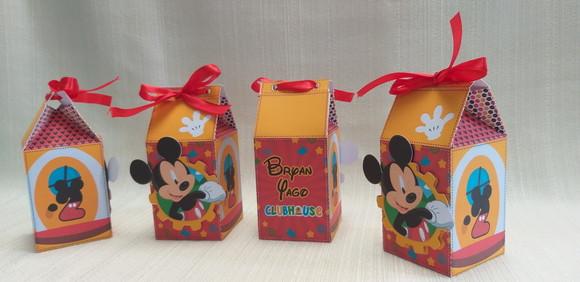 Caixa Milk Casa do Mickey