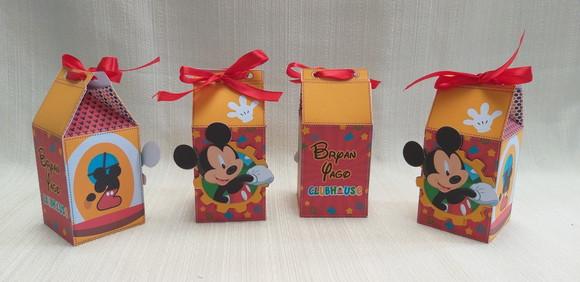 Caixa Milk Casa do Mickey
