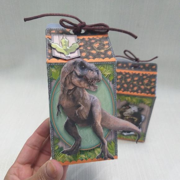 Caixa Milk Dinossauro