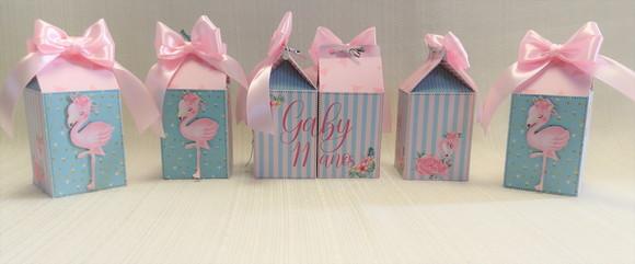Caixa Milk Flamingo