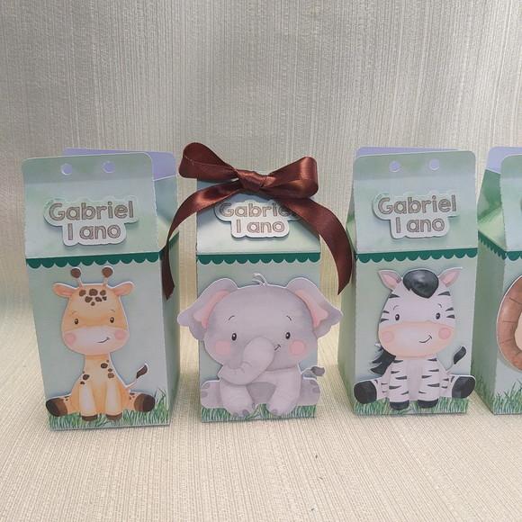 Caixa Milk Safari Aquarela