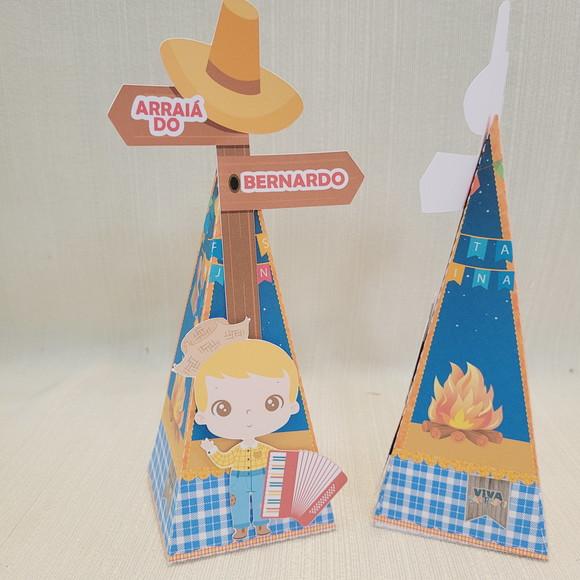 Caixa Piramide Festa Junina