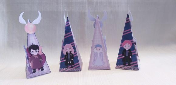 Caixa Piramide Harry Potter