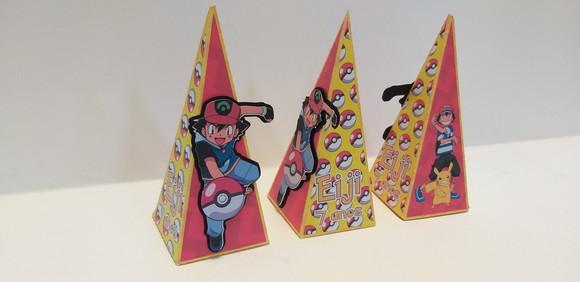 Caixa Pirâmide Pokemon