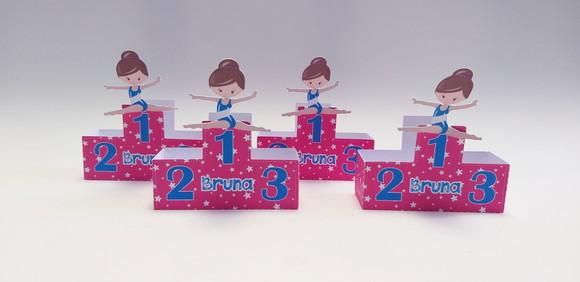 Caixa Podio Ginastica Artistica Pink