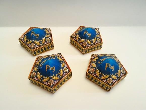Caixa Sapo Chocolate Harry Potter