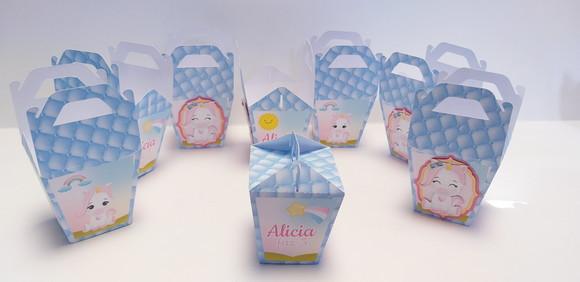 Caixa Unicórnio Sushi com Alça