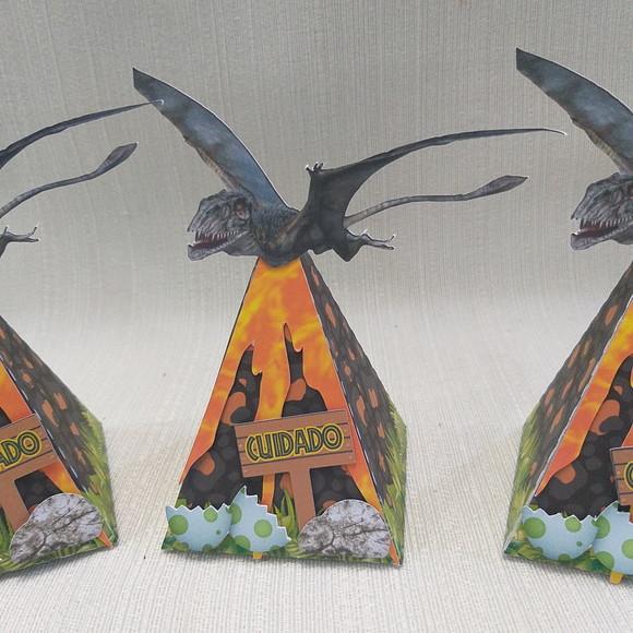 Caixa Vulcão Dinossauro