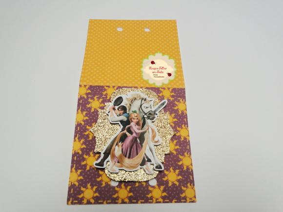 Capa Pirulito Personalizado Rapunzel
