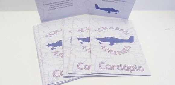 Cardápio Aviador Vintage