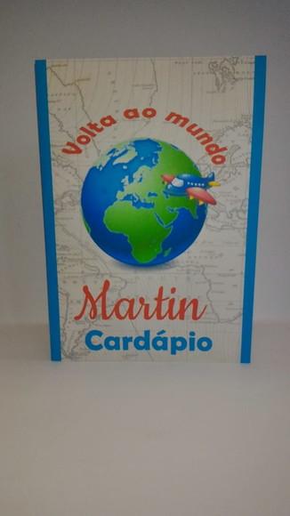 Cardápio Aviador Volta ao Mundo