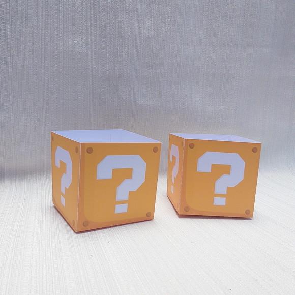 Centro de Mesa Caixa Interrogação Super Mario Bross