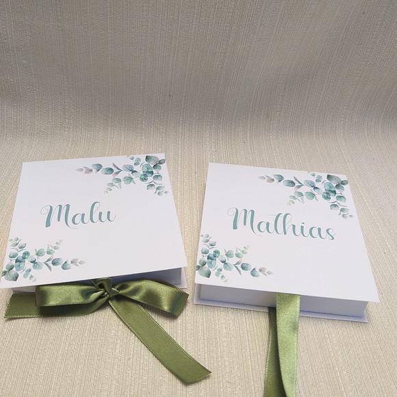 Convite Daminha Casamento Verde