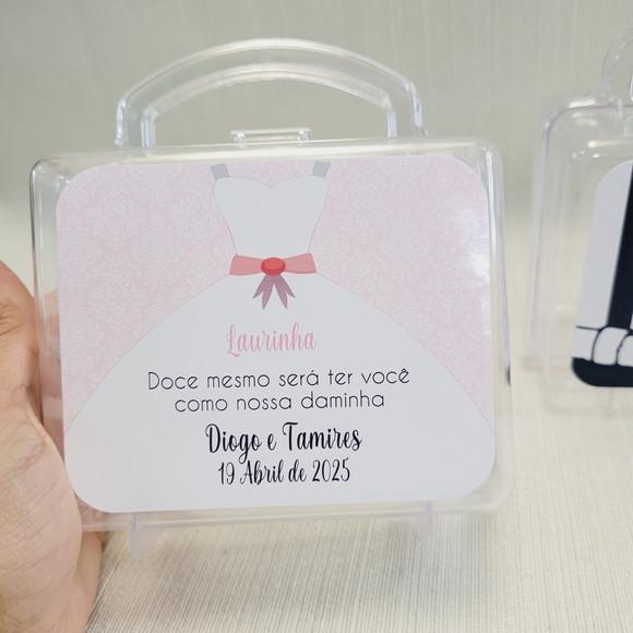 Convite Daminha, Pajem, Florista Casamento - Maletinha
