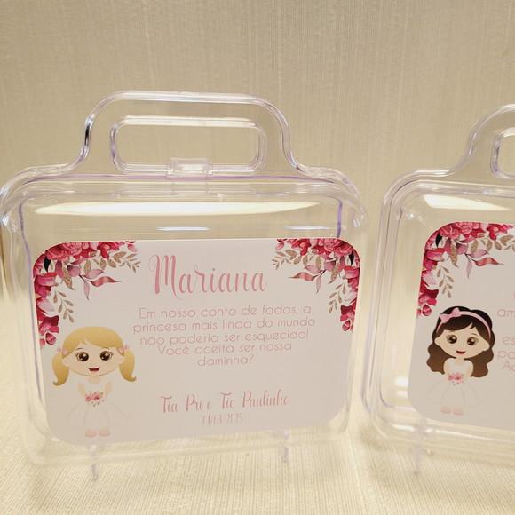 Convite Daminha, Pajem, Florista Casamento - Maletinha
