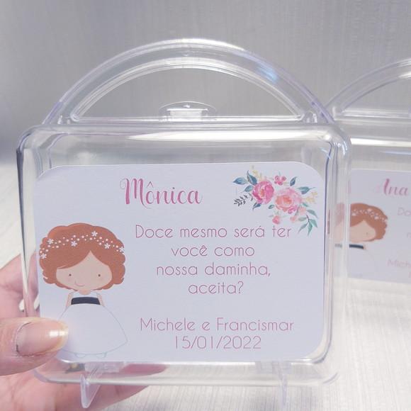 Convite Daminha, Pajem, Florista Casamento - Maletinha