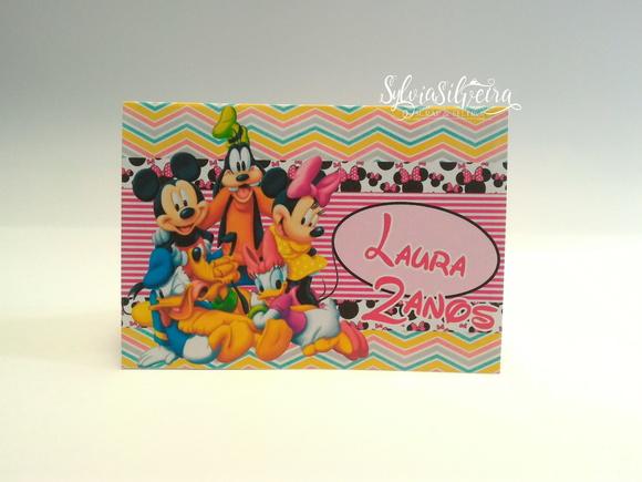 Convite Minnie Pop Up