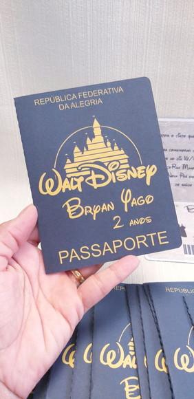 Convite Passaporte Infantil