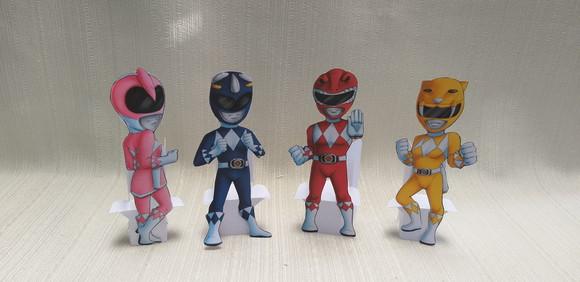 Display de Mesa Power Rangers