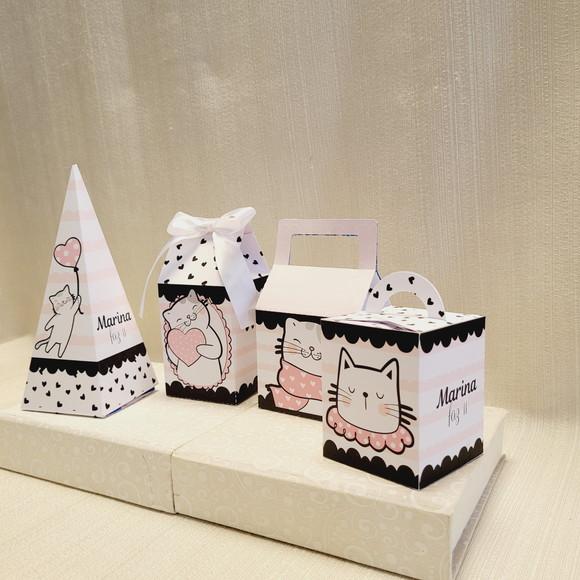 Kit Festa Gatinho 20 Itens