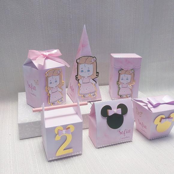 Kit Festa Minnie Rosa - 30 Itens