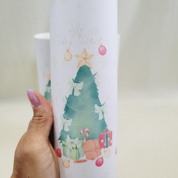 Lata Natal Lembrancinha - 20 cm Altura