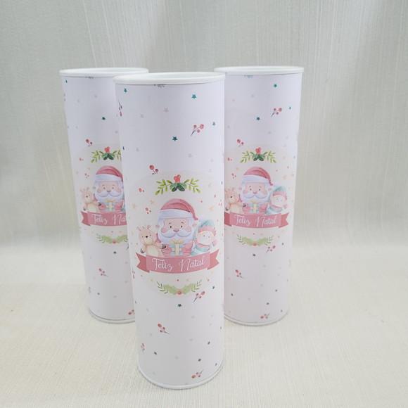 Lata Natal Lembrancinha - 20 cm Altura