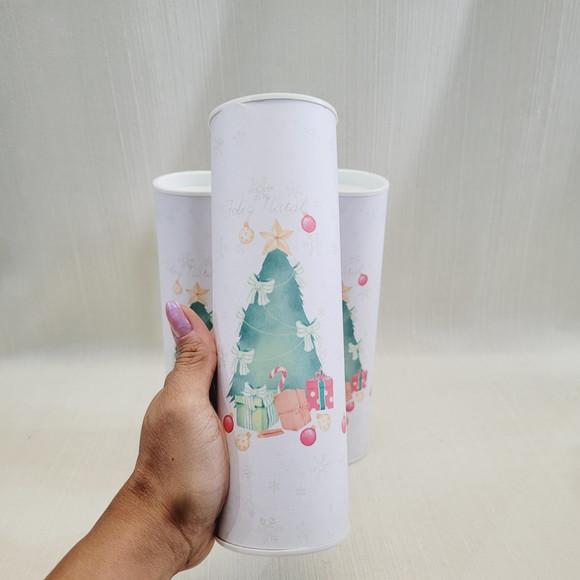 Lata Natal Lembrancinha - 20 cm Altura