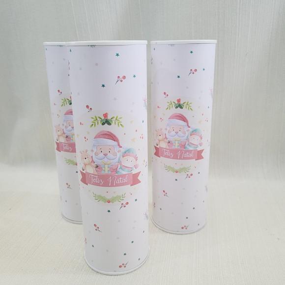 Lata Natal Lembrancinha - 20 cm Altura