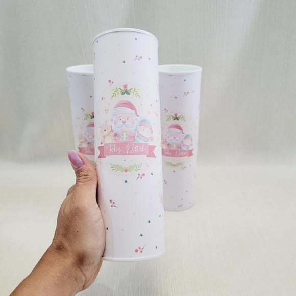 Lata Natal Lembrancinha - 20 cm Altura