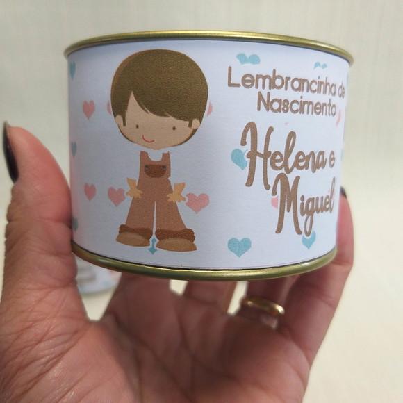 Lembrancinha Maternidade - Tubolata 5x7cm